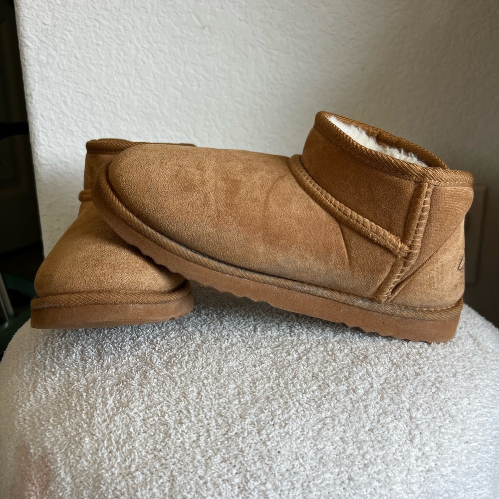 UGG LOOKALIKE Ultra Mini Ankle Boots